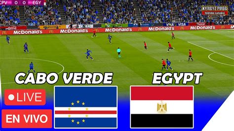 مباراة مصر والرأس الاخضر بث مباشر